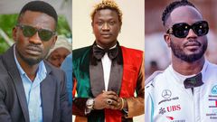 Bobi Wine, Gravity Omutujju and Bebe Cool