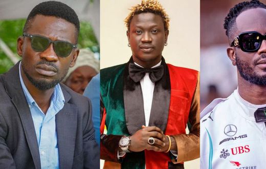 Bobi Wine, Gravity Omutujju and Bebe Cool