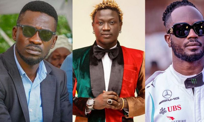 Bobi Wine, Gravity Omutujju and Bebe Cool