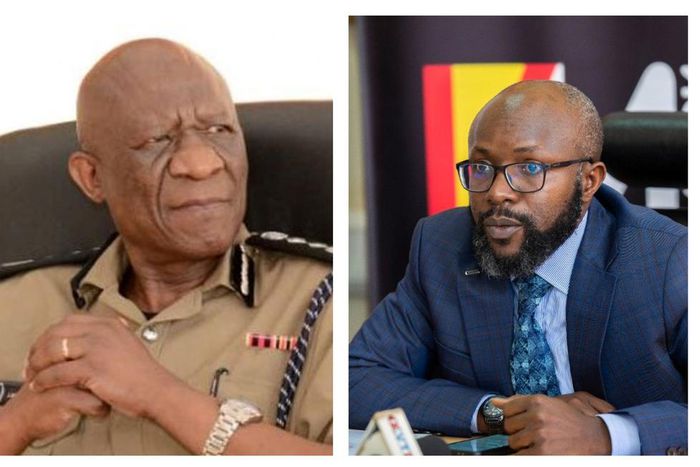 IGP Martin Okoth Ochola and Vision Group boss Don Wanyama