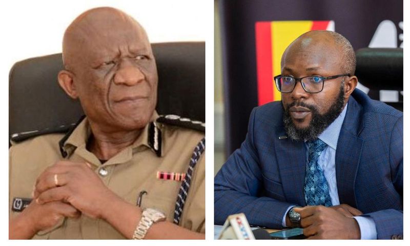 IGP Martin Okoth Ochola and Vision Group boss Don Wanyama