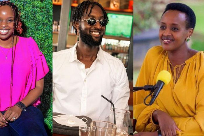 Cynthia Tumwine, Mark Ruranga and Natasha Museveni