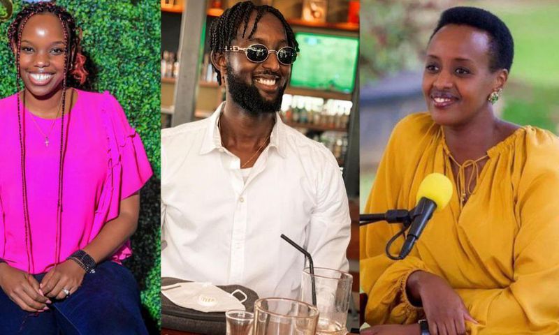 Cynthia Tumwine, Mark Ruranga and Natasha Museveni