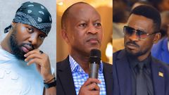 Eddy Kenzo, Frank Gashumba and Bobi Wine