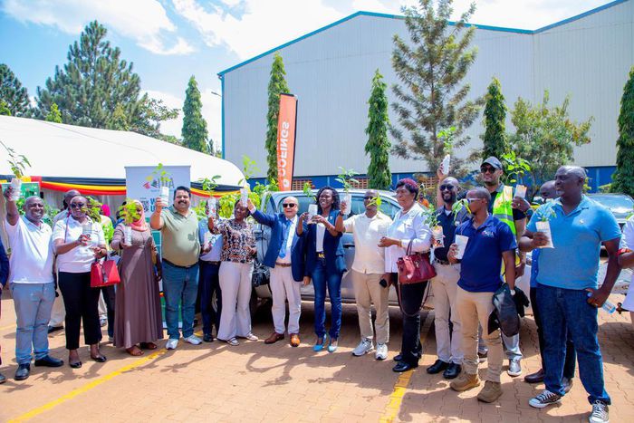 The launch event took place at Roofings Rolling Mills in Namanve and was marked by a ceremonial tree planting