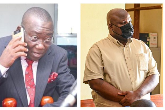 Late Kato Lubwama and his friend Mubarak Munyagwa