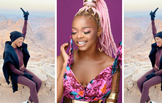 Pinky escapes Kampala heat, embraces the cold of a small town in Egypt/Instagram