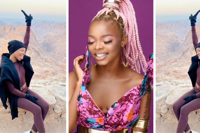 Pinky escapes Kampala heat, embraces the cold of a small town in Egypt/Instagram