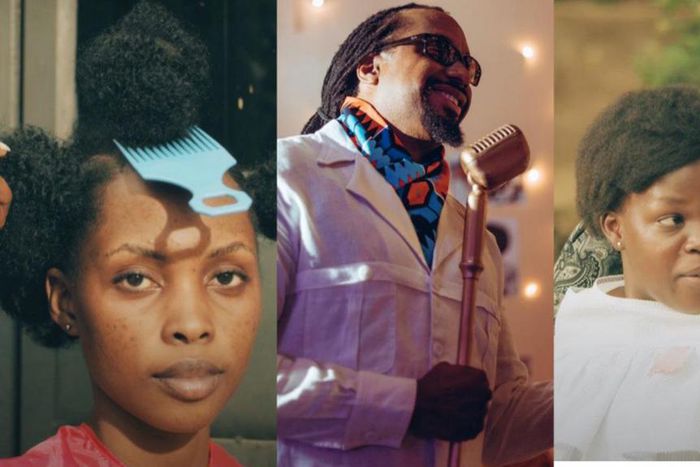 Left and right: Screengrabs from the video. Middle: Navio.