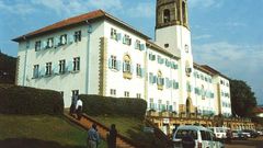 The Makerere University Main Hall in Kampala