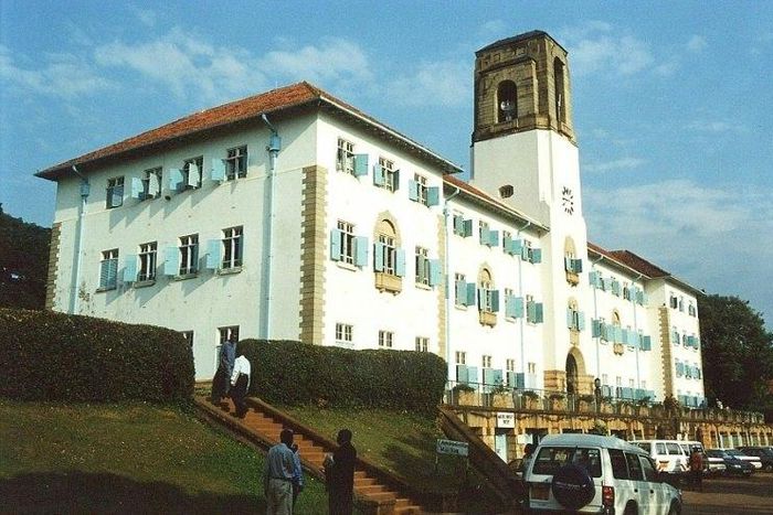 The Makerere University Main Hall in Kampala