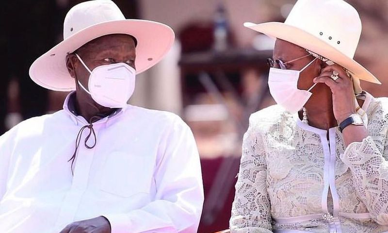 President Yoweri Museveni and his wife Janet