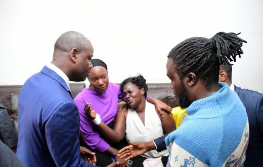 Speaker Thomas Tayebwa while speaking from the home of the late Minister Engola called for emphais to be placed on body guards' mental health