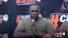 Pastor Ronnie Mutebi addressing press in Kampala about the upcoming Guinness World Record attempt