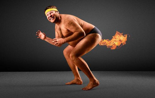 What happens when you hold in a fart [shutterstock]