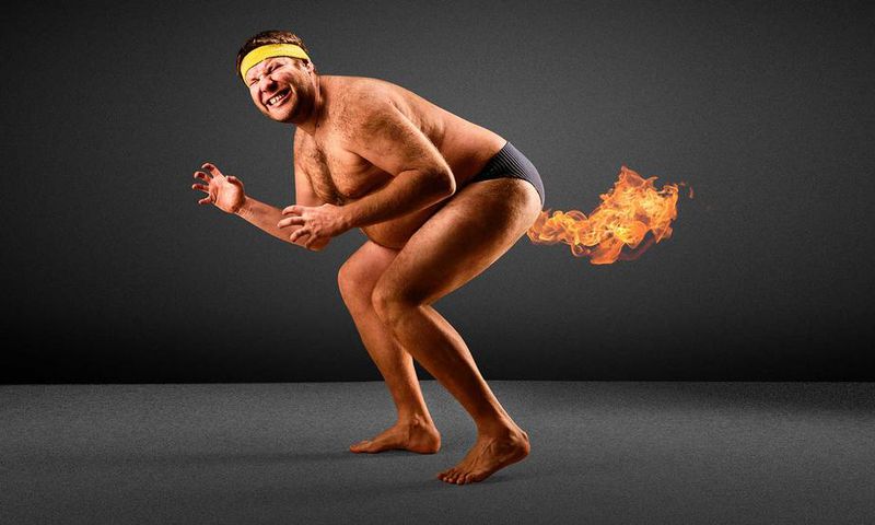 What happens when you hold in a fart [shutterstock]