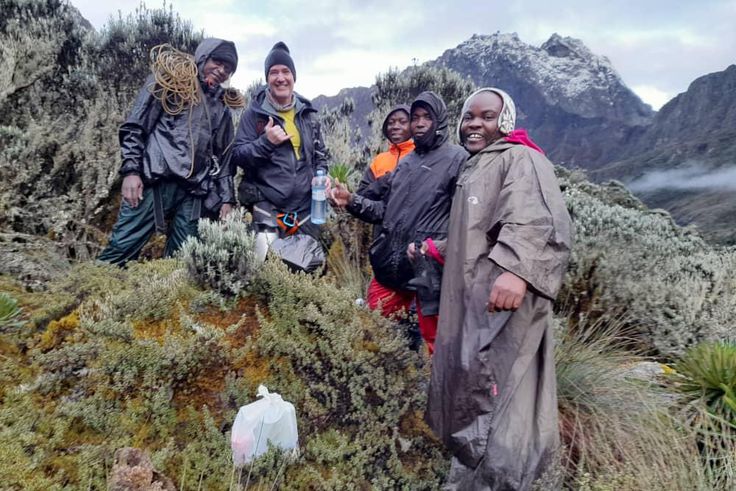 Rwenzori mountain climbers