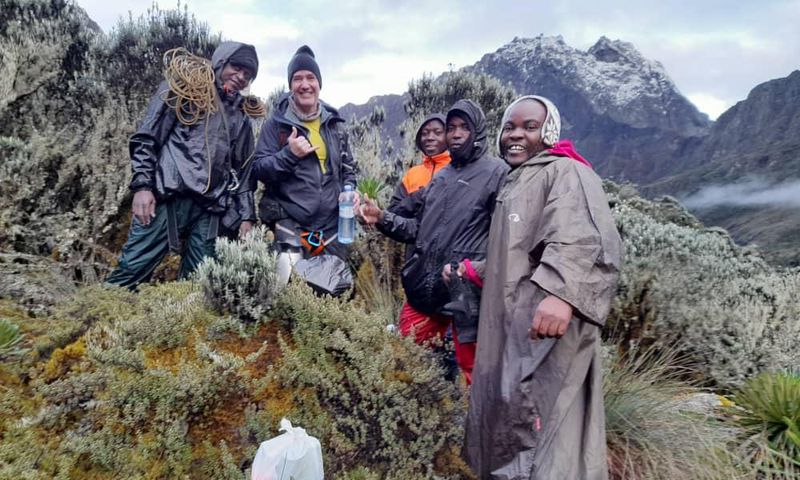 Rwenzori mountain climbers