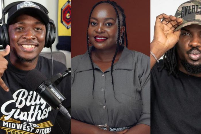 Bonny Kibuuka, Prim Nyonyozi and Edwin Nyaika