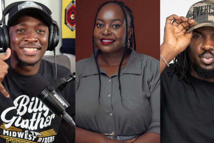 Bonny Kibuuka, Prim Nyonyozi and Edwin Nyaika