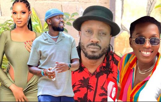 L-R: Spice Diana, Eddy Kenzo, Bebe Cool, Azawi and Jose Chameleone