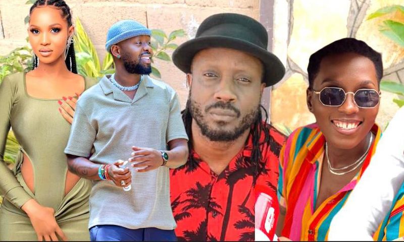 L-R: Spice Diana, Eddy Kenzo, Bebe Cool, Azawi and Jose Chameleone