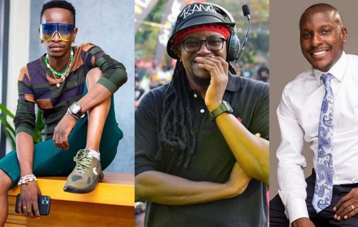 MC Kats, Benon Mugumbya and Julius Kyazze
