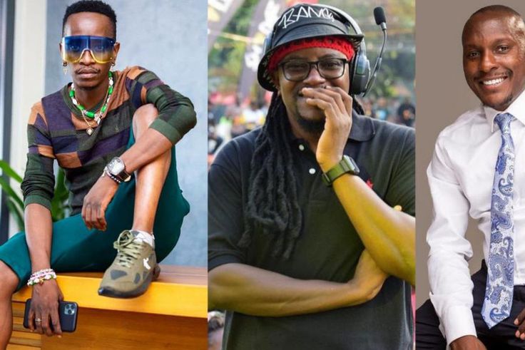 MC Kats, Benon Mugumbya and Julius Kyazze