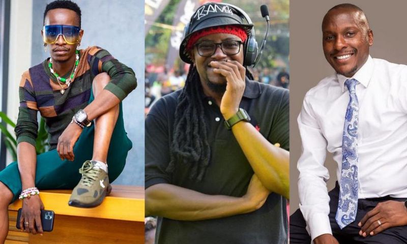 MC Kats, Benon Mugumbya and Julius Kyazze