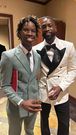 Bobi Wine's son, Solomon Kampala with Dwyane Wade