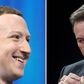 Mark Zuckerberg (left) and Elon Musk (right).Christophe Morin/IP3/Getty Images; Chesnot/Getty Images