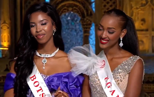 Finalists: Hannah Karema and Botswana's Chombo