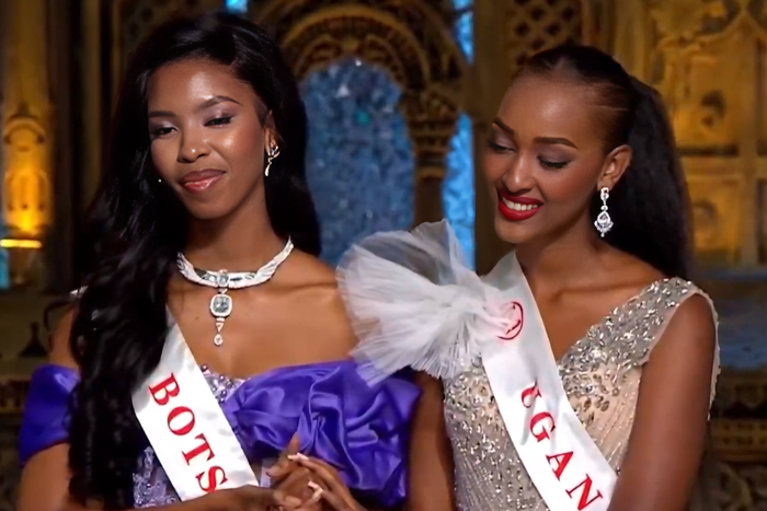 Finalists: Hannah Karema and Botswana's Chombo