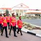 Kayihura and 10 other army officers at the event organised at State House to send them off to retirement