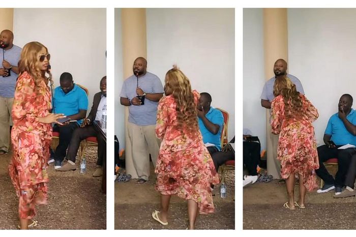 Sheebah Karungi accused DJ Nimrod of disrespecting her during the UNMF meeting