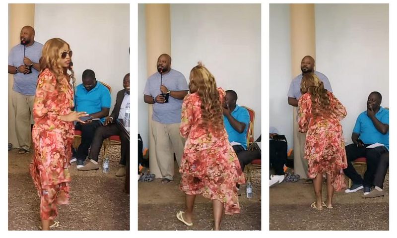 Sheebah Karungi accused DJ Nimrod of disrespecting her during the UNMF meeting