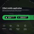The 22Bet app offers users all the tools necessary for a smooth betting experience.