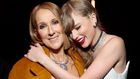 Cline Dion and Taylor Swift at the 2024 Grammy Awards.Kevin Mazur/Getty Images for The Recording Academy