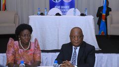 Ministers Hon Rebecca Kadaga, and Antipas Nyamwisi
