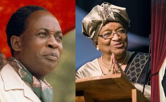 Dr Kwame Nkrumah, Ellen Johnson Sirleaf and Haile Selassie