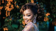 Fabiola in the Dolce and Gabbana gomesi