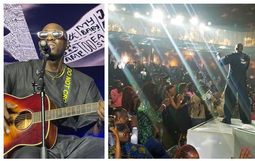 Bien perfoming live at the Kampala Serena Hotel on Thursday, Feb 15