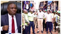 Lord Mayor Erias Lukwago was furious as Gen Muhoozi Kainerugaba toured Kampala roads on Tuesday