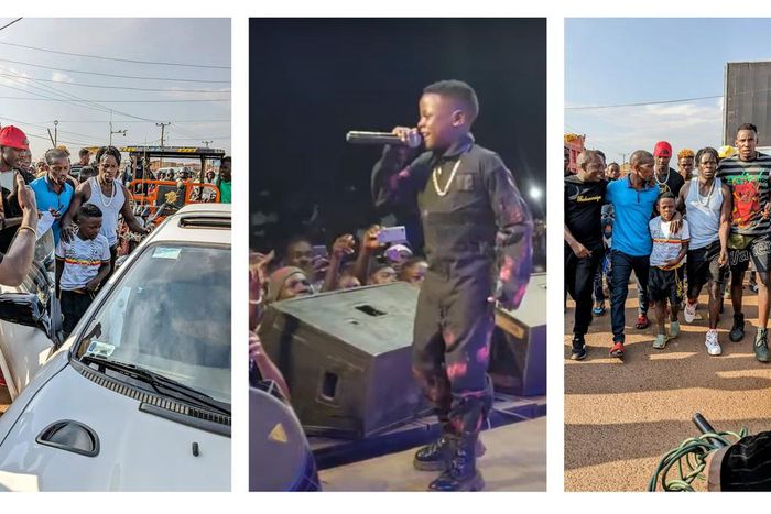 Champion Ogudo was on Stage in Luwero last night, just hours after a heroic return form Kawempe