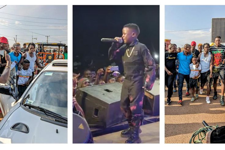 Champion Ogudo was on Stage in Luwero last night, just hours after a heroic return form Kawempe