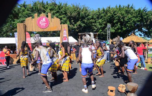 The cultural village showcased Uganda's diverse cultural experiences through food, fashion, music, and dance