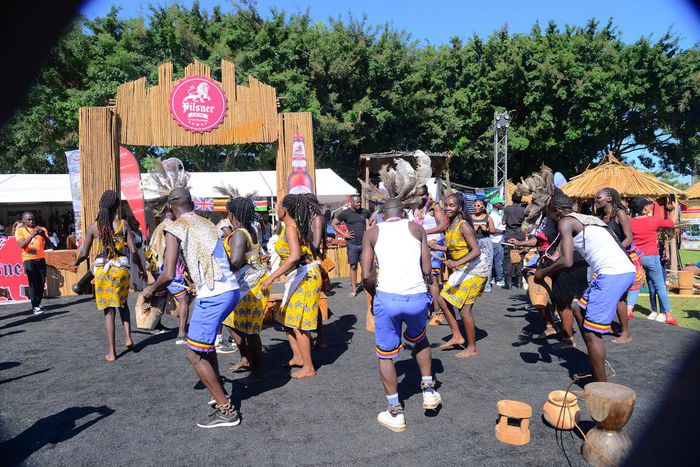 The cultural village showcased Uganda's diverse cultural experiences through food, fashion, music, and dance
