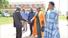 Hon Alice Kaboyo on arrival in Kyegegwa district