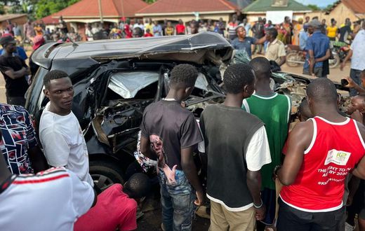 The car crash scene