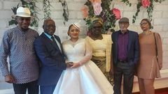 Aisha Alibhai and Gabriel Ajedra and their families